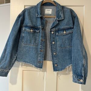 Old Navy Denim cut-off Jean Jacket